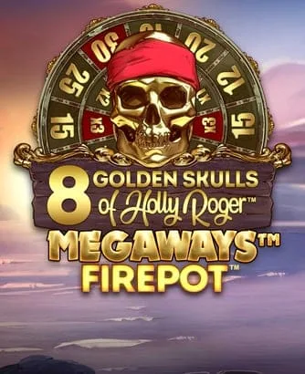 8 Golden Skulls Of Holly Roger Megaways